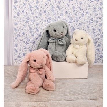 Jouet de lapin de cirque textile, poupée de lapin doux de style vintage,  poupée d'animal en peluche de nounours, décor intérieur, décor de mur,  cadeau pour des femmes -  France