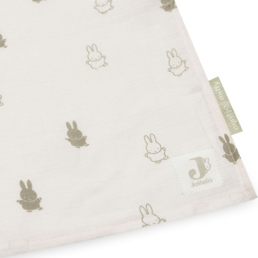 Jollein Housse Matelas à Langer Happy Miffy - Nougat - Matelas et housse à langer  Jollein sur L'Armoire de Bébé